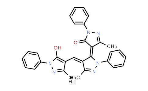 96415-61-1 | 4-((5-Hydroxy-3-methyl-1-phenyl-1H-pyrazol-4-yl)methylene)-5,5'-dimethyl-2,2'-diphenyl-2,4-dihydro-[3,4'-bipyrazolylidene]-3'(2'H)-one