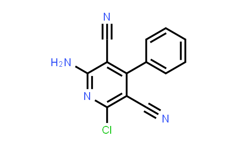 CAS No. 96583-92-5, 2-Amino-6-chloro-4-phenylpyridine-3,5-dicarbonitrile