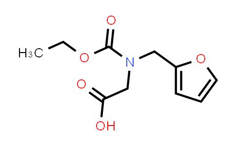 CAS No. 96683-95-3, N-(Ethoxycarbonyl)-N-(furan-2-ylmethyl)glycine