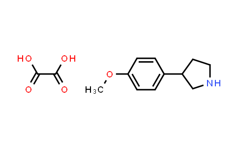 CAS No. 96877-34-8, 3-(4-Methoxyphenyl)pyrrolidine oxalate