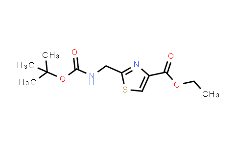 96929-05-4 | Ethyl 2-(((tert-butoxycarbonyl)amino)methyl)thiazole-4-carboxylate