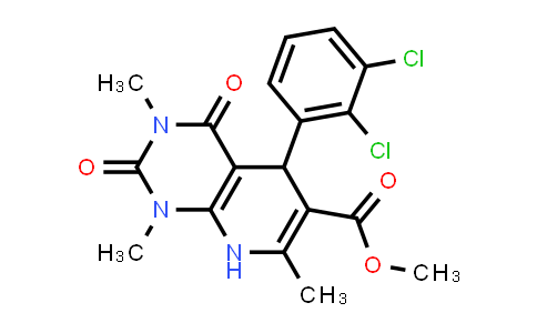 MC583175 | 96996-41-7 | Methyl 5-(2,3-dichlorophenyl)-1,3,7-trimethyl-2,4-dioxo-1,2,3,4,5,8-hexahydropyrido[2,3-d]pyrimidine-6-carboxylate