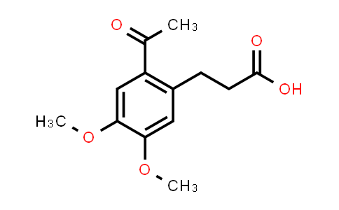 CAS No. 97025-29-1, 3-(2-Acetyl-4,5-dimethoxyphenyl)propanoic acid
