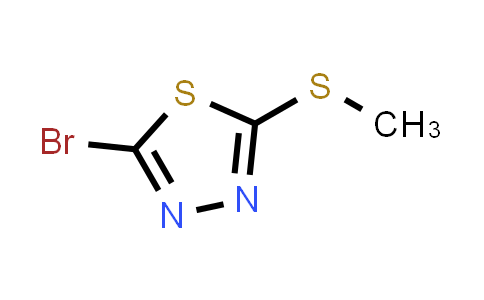 CAS No. 97109-46-1, 2-Bromo-5-(methylthio)-1,3,4-thiadiazole