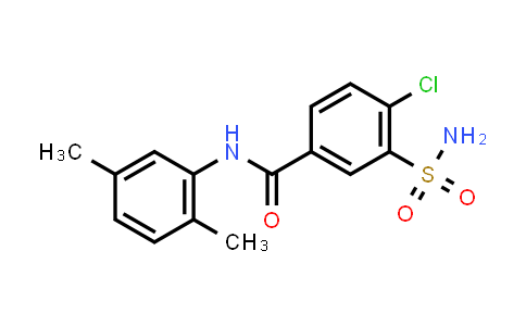 CAS No. 97437-97-3, 4-Chloro-N-(2,5-dimethylphenyl)-3-sulfamoylbenzamide