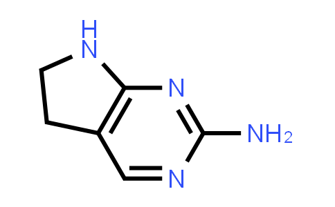97482-19-4 | 6,7-Dihydro-5H-pyrrolo[2,3-d]pyrimidin-2-amine