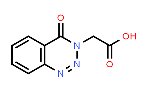 CAS No. 97609-01-3, (4-Oxo-1,2,3-benzotriazin-3(4H)-yl)acetic acid