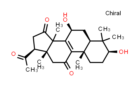 DY583285 | 97653-92-4 | (3S,5R,7S,10S,13R,17S)-17-acetyl-3,7-dihydroxy-4,4,10,13,14-pentamethyl-2,3,5,6,7,12,16,17-octahydro-1H-cyclopenta[a]phenanthrene-11,15-dione