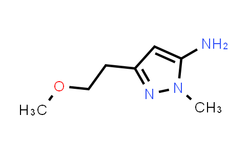 CAS No. 97820-74-1, 3-(2-Methoxyethyl)-1-methyl-1H-pyrazol-5-amine