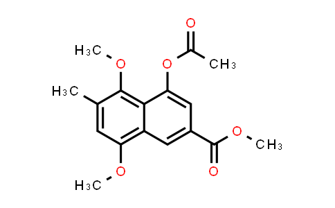 MC583329 | 97944-75-7 | 2-Naphthalenecarboxylic acid, 4-(acetyloxy)-5,8-dimethoxy-6-methyl-, methyl ester