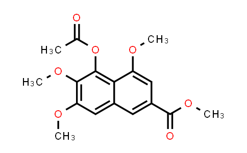 MC583331 | 97944-83-7 | 2-Naphthalenecarboxylic acid, 5-(acetyloxy)-4,6,7-trimethoxy-, methyl ester