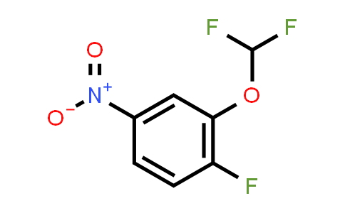 CAS No. 97963-50-3, 2-(Difluoromethoxy)-1-fluoro-4-nitrobenzene