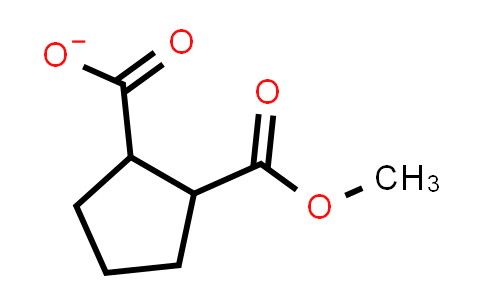 CAS No. 98168-34-4, 1,2-Cyclopentanedicarboxylic acid, 1-methyl ester