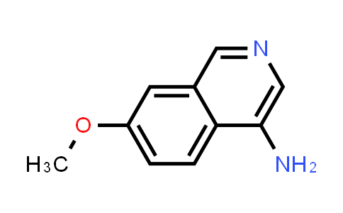 CAS No. 98263-36-6, 7-Methoxy-4-isoquinolinamine
