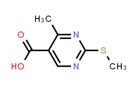 CAS No. 98276-75-6, 4-Methyl-2-(methylthio)pyrimidine-5-carboxylic acid