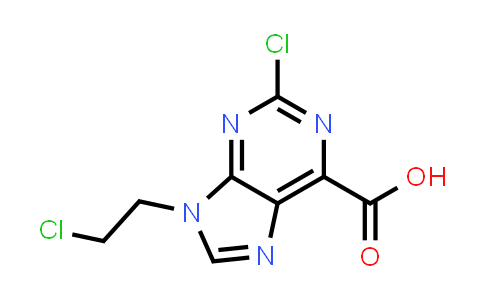 98557-68-7 | 2-Chloro-9-(2-chloroethyl)-9H-purine-6-carboxylic acid