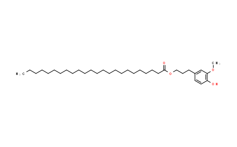 MC583543 | 98770-70-8 | Tetracosanoic acid, 3-(4-hydroxy-3-methoxyphenyl)propyl ester