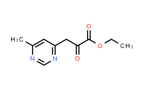 CAS No. 99068-73-2, Ethyl 3-(6-methylpyrimidin-4-yl)-2-oxopropanoate