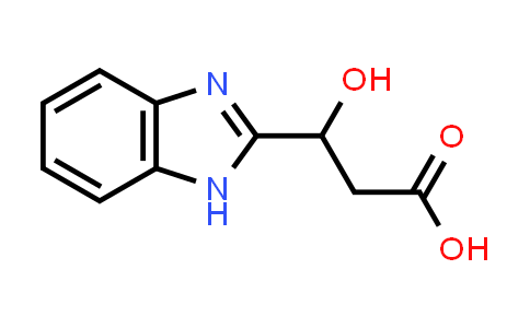 CAS No. 99072-13-6, 3-(1H-Benzo[d]imidazol-2-yl)-3-hydroxypropanoic acid