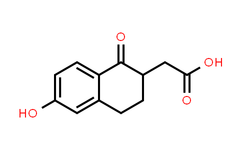 CAS No. 99092-87-2, 2-(6-Hydroxy-1-oxo-1,2,3,4-tetrahydronaphthalen-2-yl)acetic acid