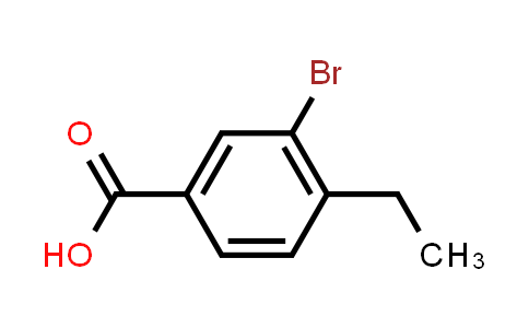 CAS No. 99548-53-5, 3-Bromo-4-ethylbenzoic acid