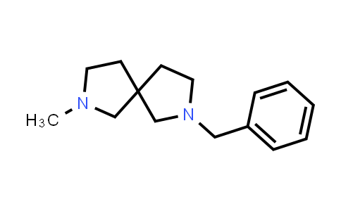 CAS No. 99735-27-0, 2,7-Diazaspiro[4.4]nonane, 2-methyl-7-(phenylmethyl)-