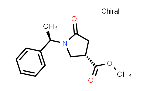 CAS No. 99735-46-3, Methyl (3S)-5-oxo-1-[(1R)-1-phenylethyl]pyrrolidine-3-carboxylate