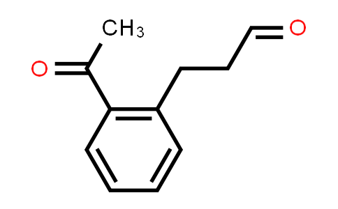 CAS No. 99865-14-2, Benzenepropanal, 2-acetyl-