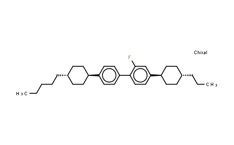 CAS No. 99896-05-6, trans,trans-2-Fluor-4-(4-pentylcyclohexyl)-4-(4-propyl-cyclohexyl)-1,1-biphenyl