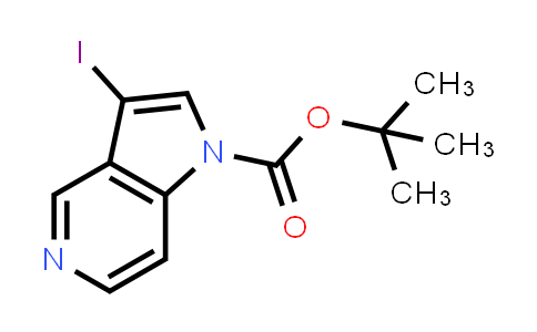 CAS No. 877060-48-5, tert-butyl 3-iodo-1H-pyrrolo[3,2-c]pyridine-1-carboxylate