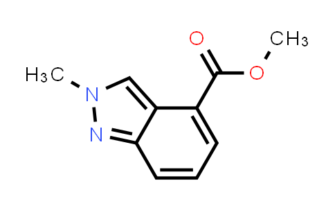 CAS No. 1071428-43-7, methyl 2-methyl-2H-indazole-4-carboxylate