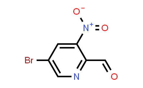 CAS No. 1086838-46-1, 5-bromo-3-nitropyridine-2-carbaldehyde