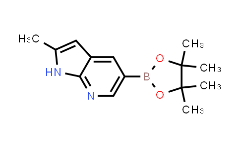 CAS No. 1111638-03-9, 2-methyl-5-(tetramethyl-1,3,2-dioxaborolan-2-yl)-1h-pyrrolo[2,3-b]pyridine