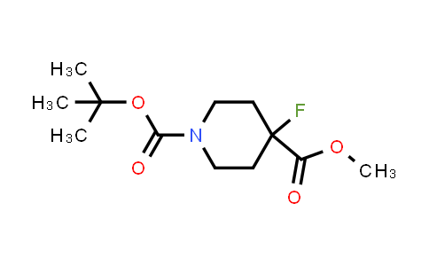 CAS No. 1048994-21-3, 1-tert-butyl 4-methyl 4-fluoropiperidine-1,4-dicarboxylate