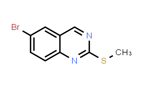 CAS No. 1086385-16-1, 6-bromo-2-(methylsulfanyl)quinazoline