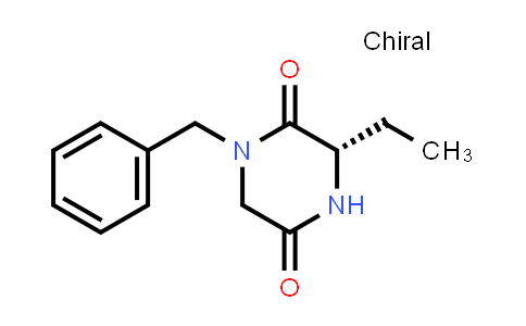 CAS No. 325145-36-6, (3S)-1-benzyl-3-ethylpiperazine-2,5-dione