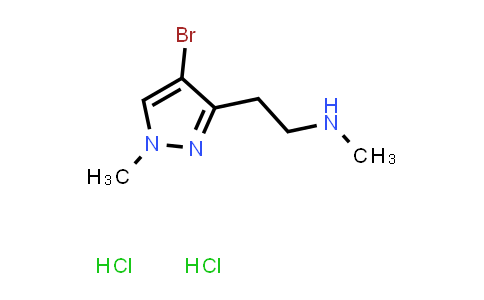 CAS No. 2173992-40-8, [2-(4-bromo-1-methyl-1H-pyrazol-3-yl)ethyl](methyl)amine dihydrochloride
