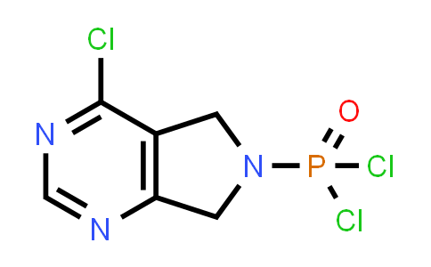 CAS No. 2090838-15-4, {4-chloro-5H,6H,7H-pyrrolo[3,4-d]pyrimidin-6-yl}phosphonoyl dichloride