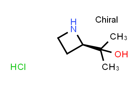 CAS No. 2173637-17-5, 2-[(2R)-azetidin-2-yl]propan-2-ol hydrochloride