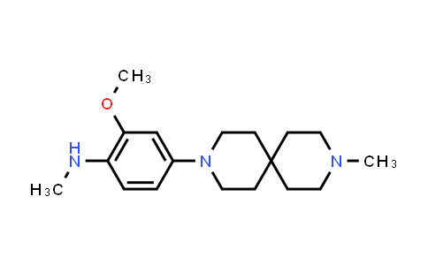 CAS No. 2055840-56-5, 2-methoxy-N-methyl-4-{9-methyl-3,9-diazaspiro[5.5]undecan-3-yl}aniline