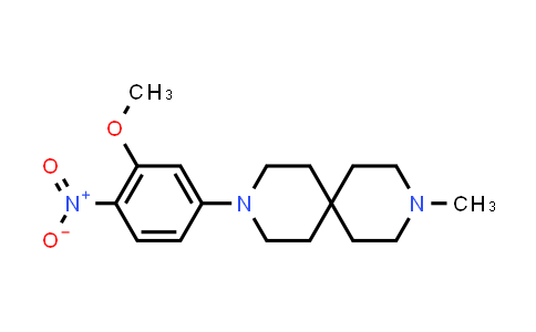 MC584059 | 1854943-73-9 | 3-(3-methoxy-4-nitrophenyl)-9-methyl-3,9-diazaspiro[5.5]undecane