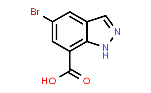 CAS No. 953409-99-9, 5-bromo-1H-indazole-7-carboxylic acid