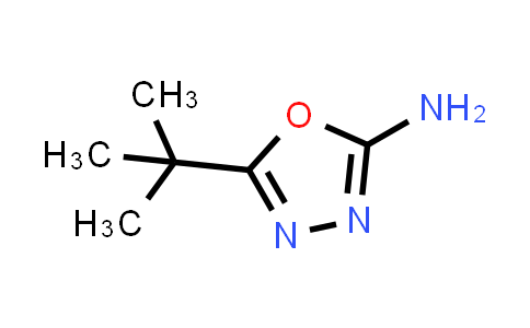 CAS No. 69741-92-0, 5-tert-butyl-1,3,4-oxadiazol-2-amine