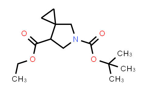 CAS No. 1268520-72-4, 5-tert-butyl 7-ethyl 5-azaspiro[2.4]heptane-5,7-dicarboxylate