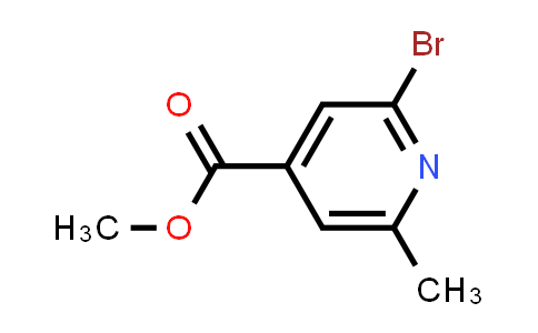 CAS No. 884494-71-7, methyl 2-bromo-6-methylpyridine-4-carboxylate