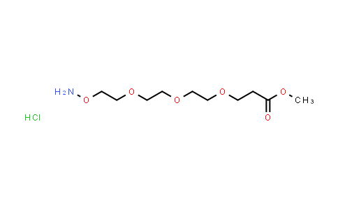 CAS No. 2173992-41-9, methyl 3-(2-{2-[2-(aminooxy)ethoxy]ethoxy}ethoxy)propanoate hydrochloride