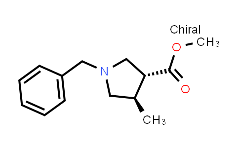 CAS No. 1821770-21-1, methyl (3R,4R)-1-benzyl-4-methylpyrrolidine-3-carboxylate