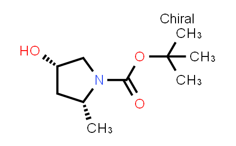 DY584103 | 348165-62-8 | tert-butyl (2R,4S)-4-hydroxy-2-methylpyrrolidine-1-carboxylate