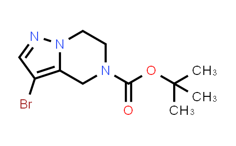 CAS No. 1196154-25-2, tert-butyl 3-bromo-4H,5H,6H,7H-pyrazolo[1,5-a]pyrazine-5-carboxylate