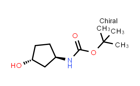 CAS No. 1290191-64-8, tert-butyl N-[(1R,3R)-3-hydroxycyclopentyl]carbamate
